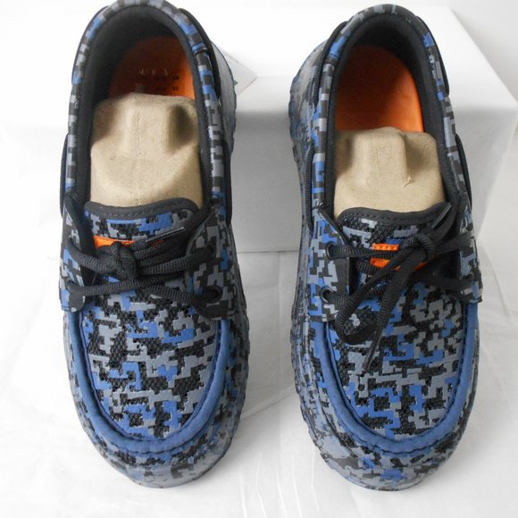 Soft Science Boat Shoe Navy Camo Size 8 - Picture 1 of 6